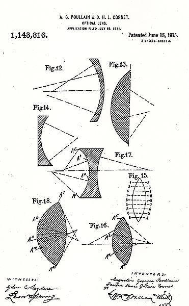 Patent G.Poullain and J. Cornet: